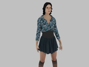 Sexy Woman - Female Character 3D Model
