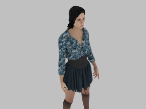 Sexy Woman - Female Character 3D Model