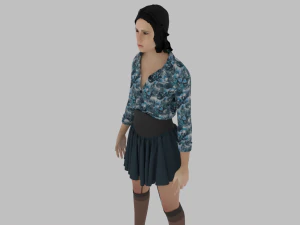 Sexy Woman - Female Character 3D Model