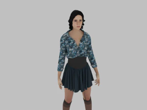 Sexy Woman - Female Character 3D Model