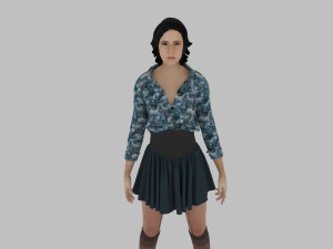 Sexy Woman - Female Character 3D Model