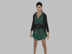 Elegant Woman 3D Model