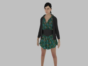 Elegant Woman 3D Model