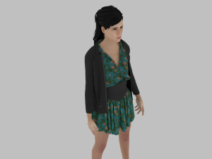 Elegant Woman 3D Model