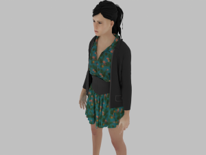 Elegant Woman 3D Model