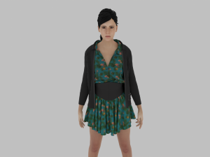 Elegant Woman 3D Model