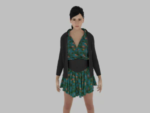 Elegant Woman 3D Model
