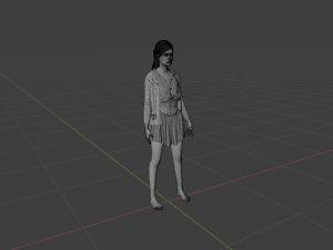 Elegant Woman 3D Model