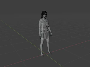 Elegant Woman 3D Model