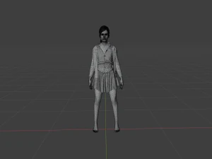 Elegant Woman 3D Model