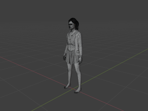Elegant Woman 3D Model