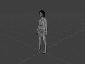 Elegant Woman 3D Model