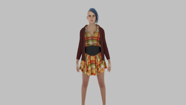 Woman - Female Character Modelo 3D .c4d .max .obj .3ds .fbx .stl .blend 