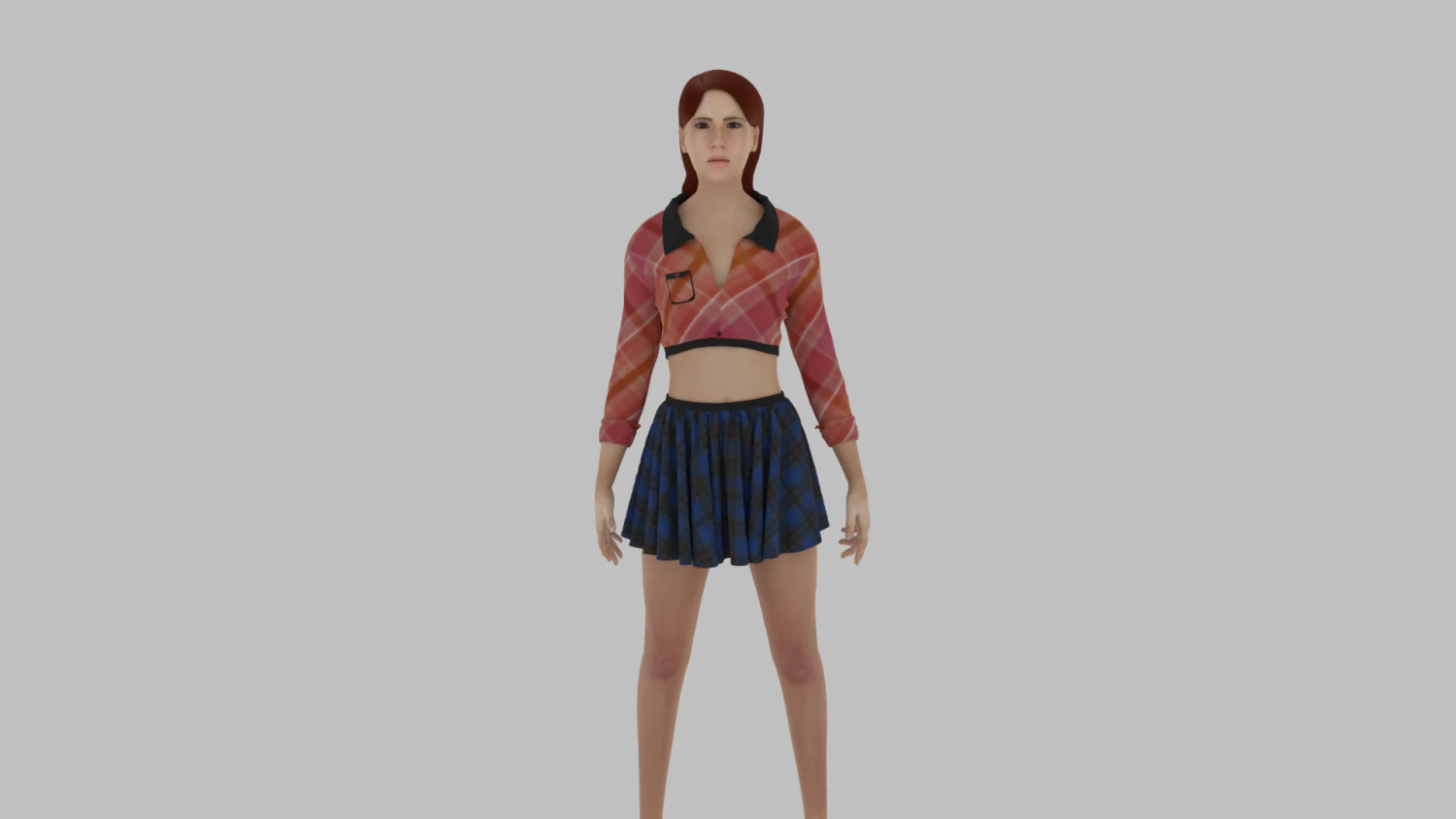 Woman 3D Model .c4d .max .obj .3ds .fbx .stl .blend
