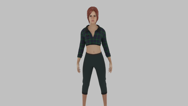 Woman 3D Model .c4d .max .obj .3ds .fbx .stl .blend 