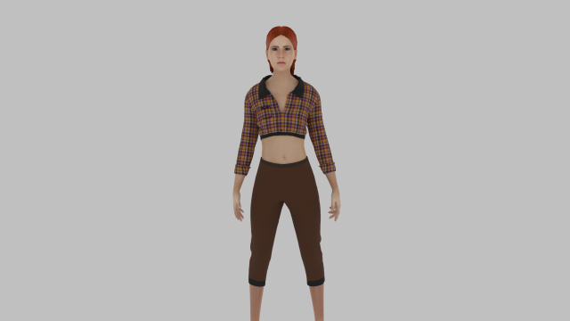 Woman 3D-Modell .c4d .max .obj .3ds .fbx .stl .blend 