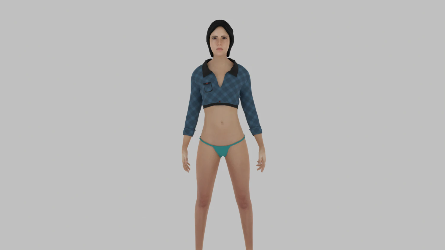 Woman 3D Model .c4d .max .obj .3ds .fbx .stl .blend 