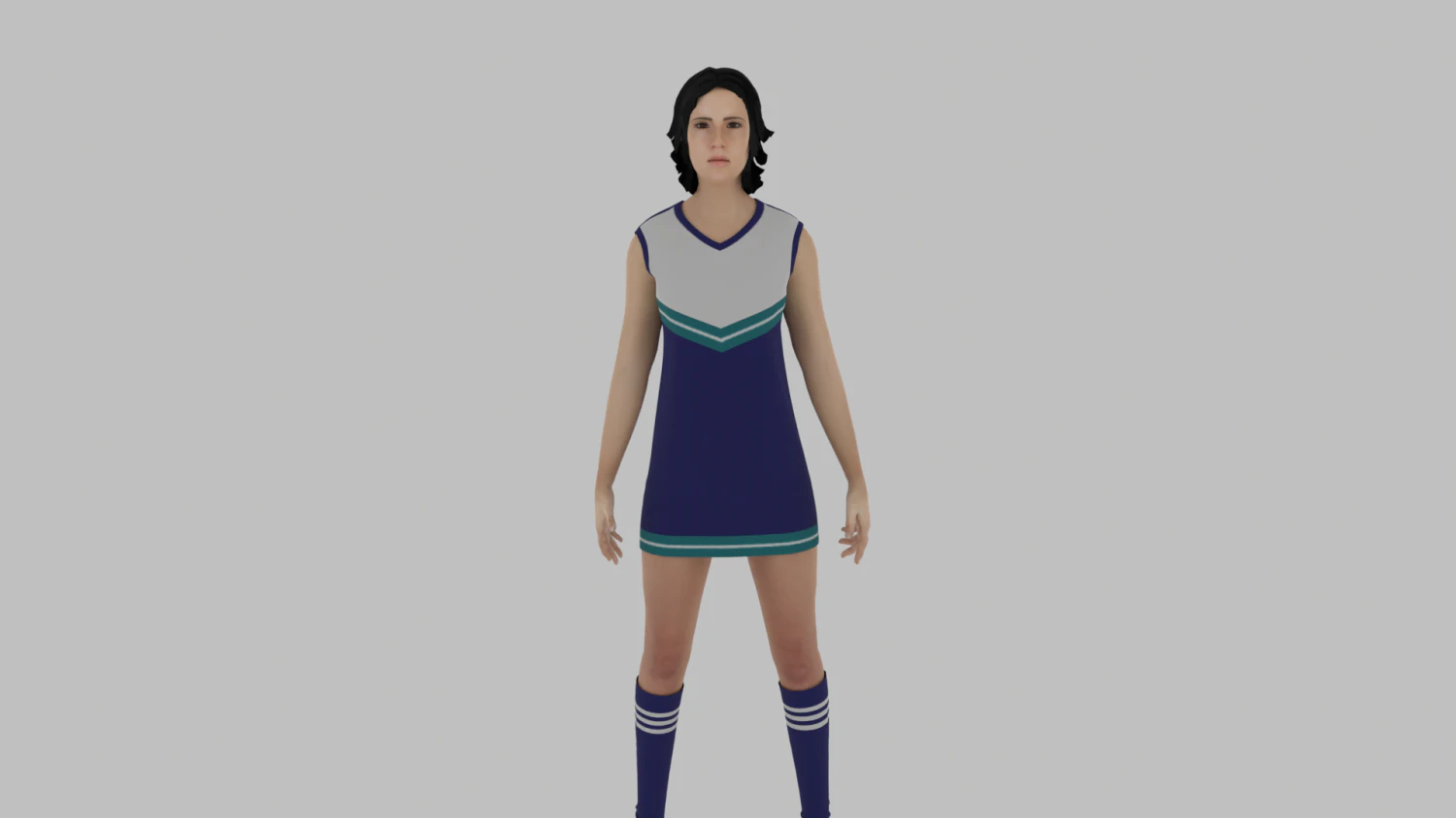 Woman 3D Model .c4d .max .obj .3ds .fbx .stl .blend 