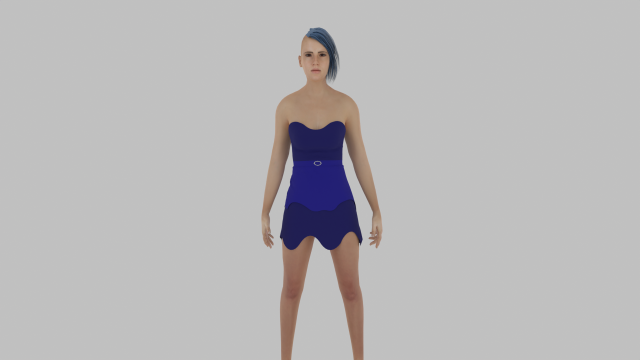 Woman 3D Model .c4d .max .obj .3ds .fbx .stl .blend 