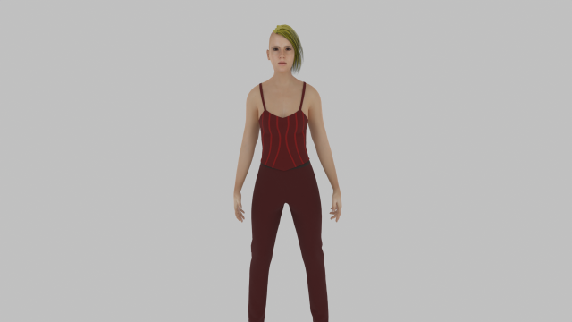 Woman 3D Model .c4d .max .obj .3ds .fbx .stl .blend