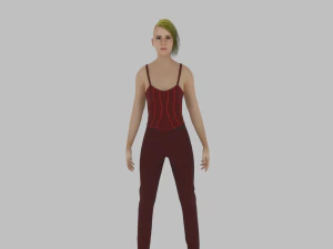 महिला 3D मॉडल