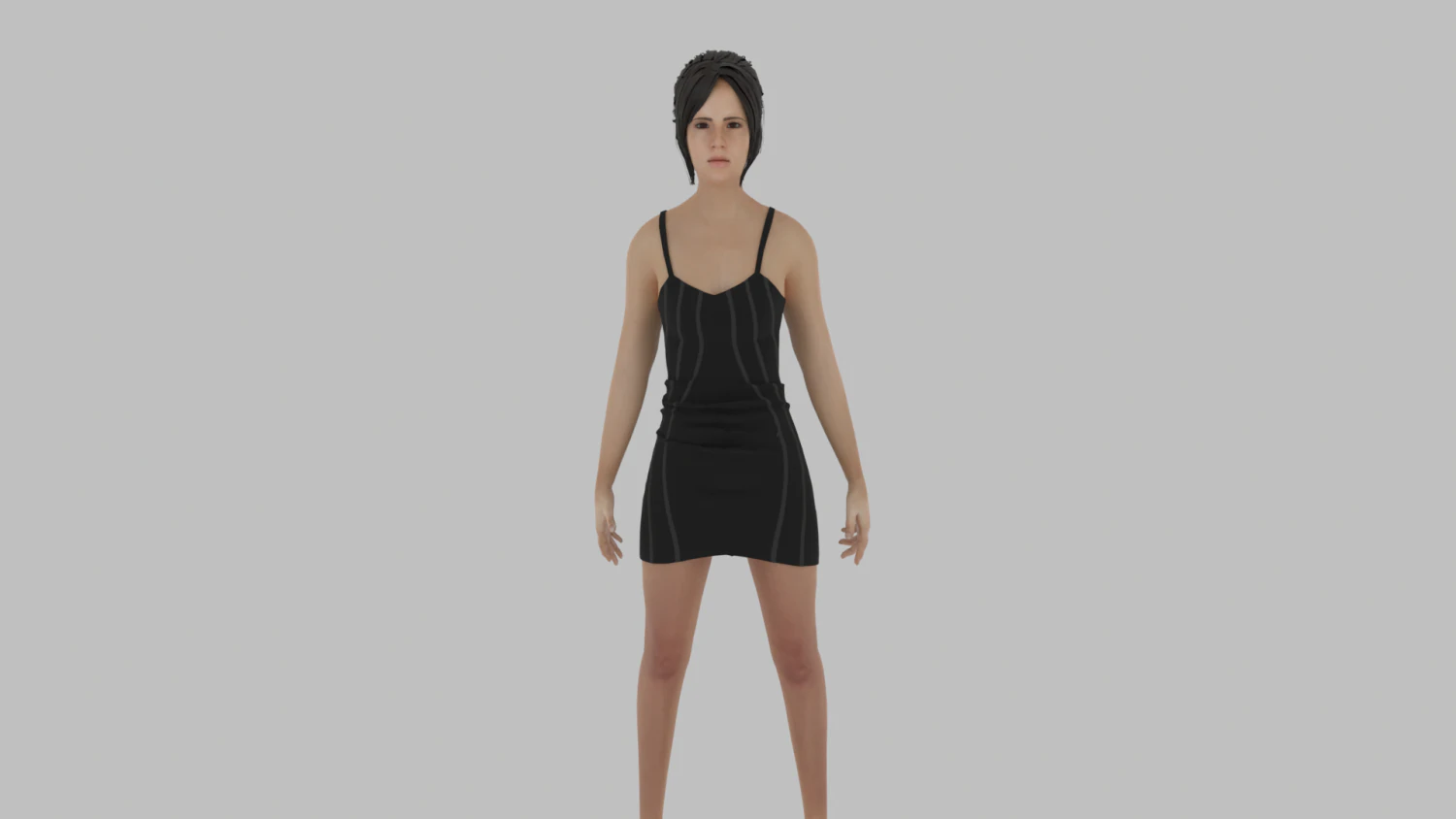 Woman 3D Model .c4d .max .obj .3ds .fbx .stl .blend