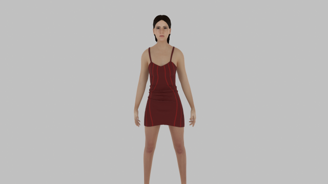 Woman Model 3D .c4d .max .obj .3ds .fbx .stl .blend 