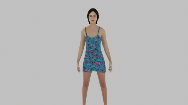 Woman 3D 모델 .c4d .max .obj .3ds .fbx .stl .blend 