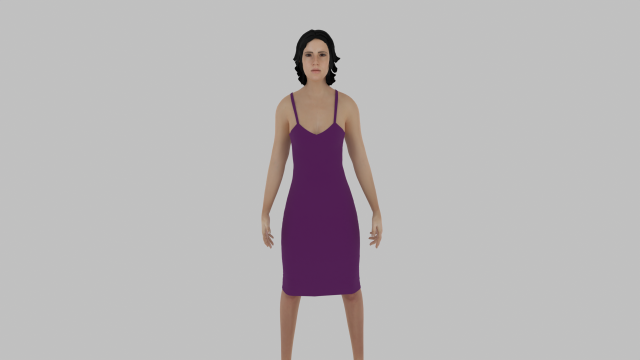 Woman 3D Модель .c4d .max .obj .3ds .fbx .stl .blend 