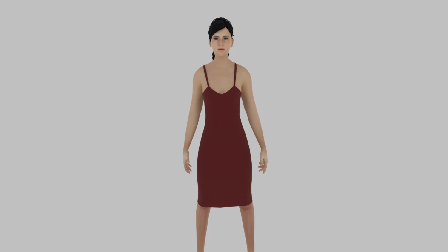 Woman 3D Model .c4d .max .obj .3ds .fbx .stl .blend