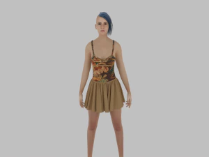 Mulher Modelo 3D
