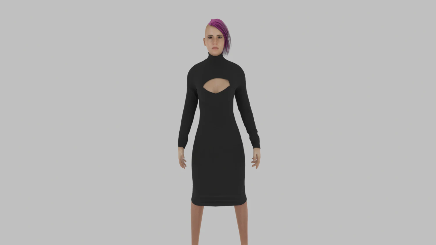 Woman 3D Model .c4d .max .obj .3ds .fbx .stl .blend