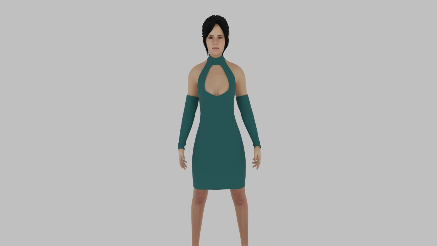 Woman 3D Model .c4d .max .obj .3ds .fbx .stl .blend 