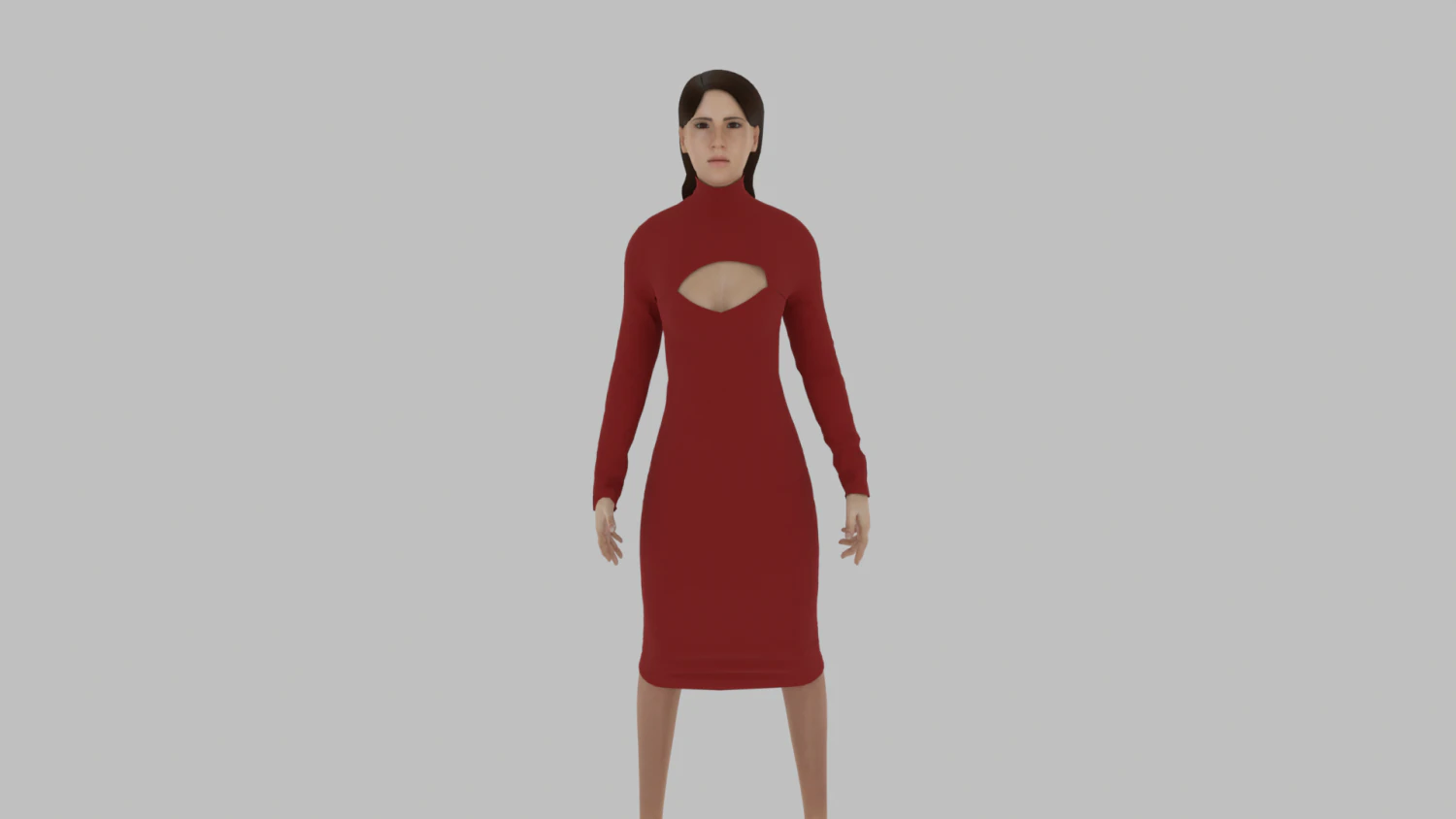 Woman 3D Model .c4d .max .obj .3ds .fbx .stl .blend 
