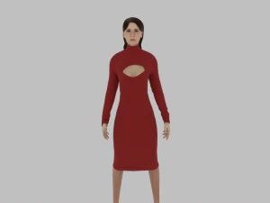 Mulher Modelo 3D