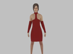 Mulher Modelo 3D