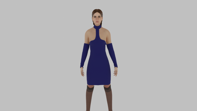 Woman 3D मॉडल .c4d .max .obj .3ds .fbx .stl .blend