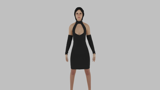 Woman 3D Model .c4d .max .obj .3ds .fbx .stl .blend 