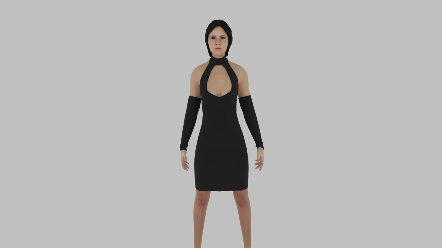 Woman 3D Model .c4d .max .obj .3ds .fbx .stl .blend 