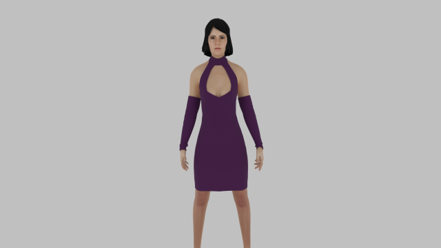 Woman 3D Model .c4d .max .obj .3ds .fbx .stl .blend 