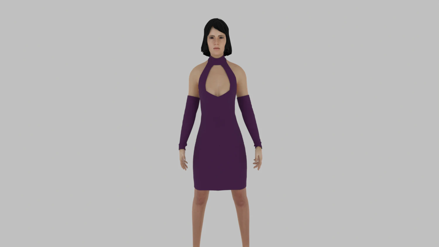 Woman 3D Model .c4d .max .obj .3ds .fbx .stl .blend 