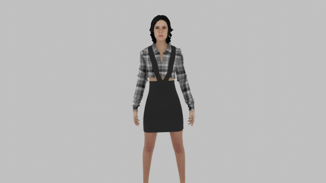 Woman 3D मॉडल .c4d .max .obj .3ds .fbx .stl .blend 