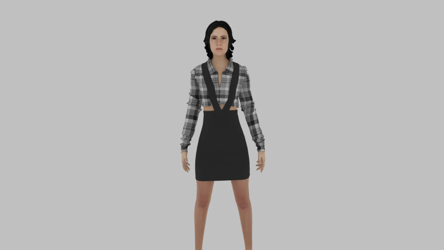 Woman 3D Model .c4d .max .obj .3ds .fbx .stl .blend 