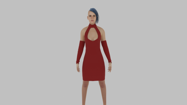 Woman 3D Model .c4d .max .obj .3ds .fbx .stl .blend