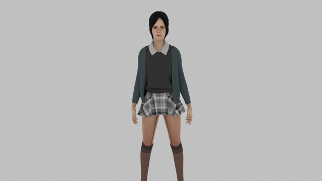 Woman 3D 모델 .c4d .max .obj .3ds .fbx .stl .blend 