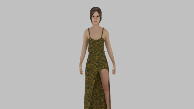 Woman 3Dモデル .c4d .max .obj .3ds .fbx .stl .blend 