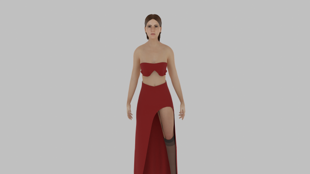 Woman 3D Model .c4d .max .obj .3ds .fbx .stl .blend 