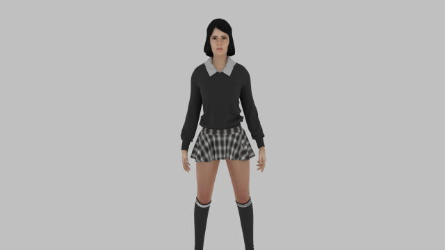 Woman Modèle 3D .c4d .max .obj .3ds .fbx .stl .blend 