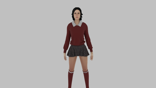 Woman Modèle 3D .c4d .max .obj .3ds .fbx .stl .blend 