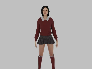 महिला 3D मॉडल